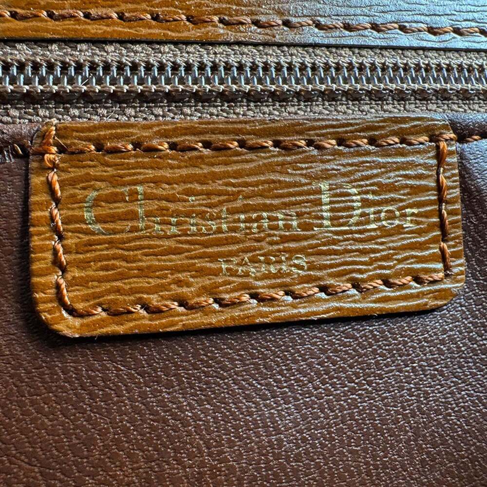 CHRISTIAN DIOR Brown Leather Shoulder Bag - Picture 11 of 12